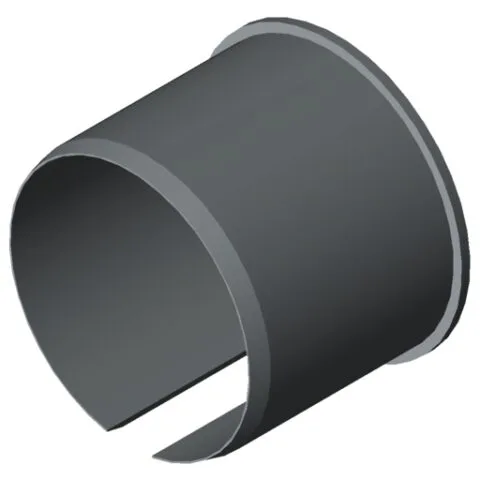 Adapter D30/D28.6-25, grey similar to RAL 7042