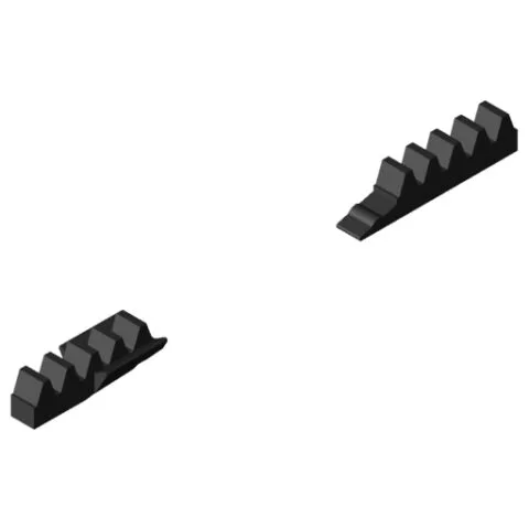 Rack 8 End Section K, black