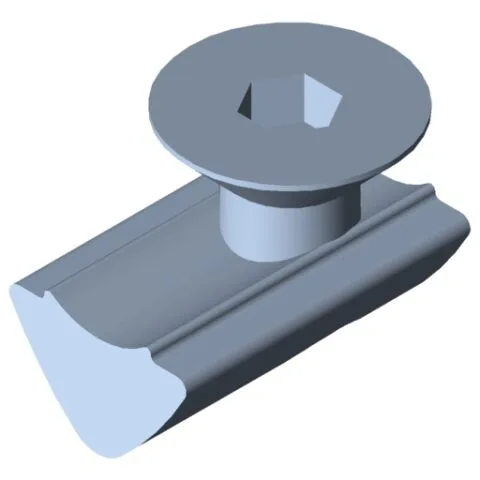 Fastening Set 6 3-5mm with Countersunk Screw M6