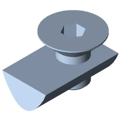 Fastening Set 8 2-5mm with Countersunk Screw M8