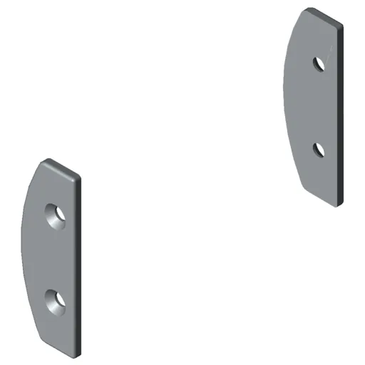 Cap Set, Container Profile D30, grey similar to RAL 7042