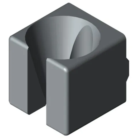 Screwdriver Holder 8 D12,5-D25, grey similar to RAL 7042