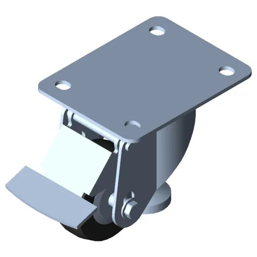 Jacking Castor D80 140x110 ESD, with Foot Pedal