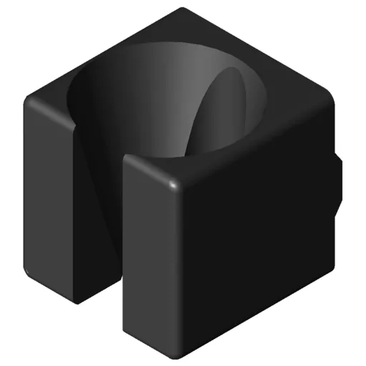 Screwdriver Holder 8 D12,5-D25, black similar to RAL 9005