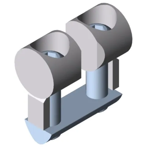 Universal-Fastening Set 8 40, bright zinc-plated
