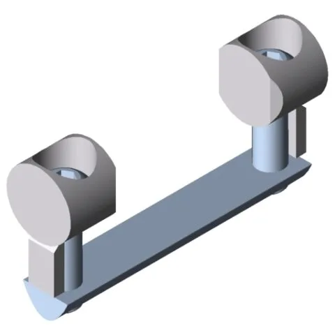 Universal-Fastening Set 8 80, bright zinc-plated