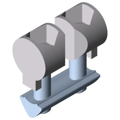 Universal-Fastening Set 6 30, bright zinc-plated