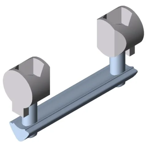 Universal-Fastening Set 6 60, bright zinc-plated