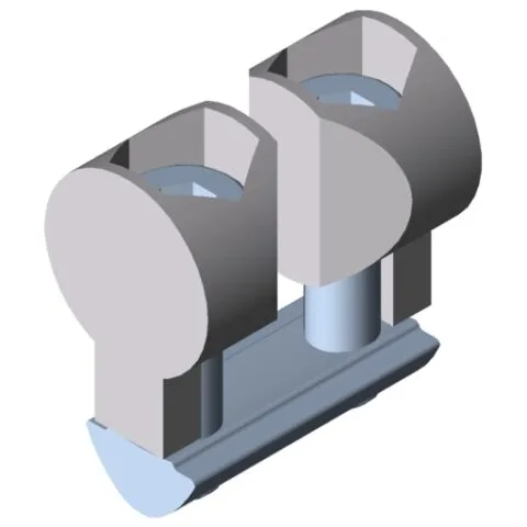 Universal-Fastening Set 5 20, bright zinc-plated