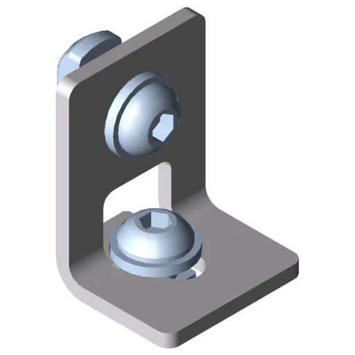 Fastening Set, Groove Plate Profile 8
