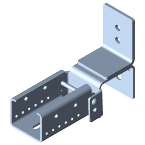 Roller Conveyor St Fastening Bracket 40 with Forward Stop H43