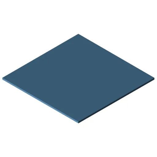 Plastic 4mm, blue, similar to RAL 5014