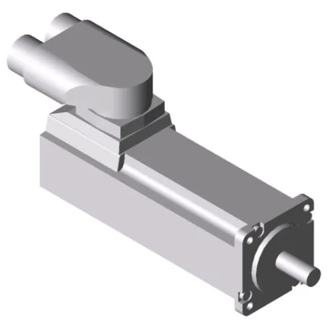 Motor SE 40-035-3-90-AK, white aluminium, similar to RAL 9006