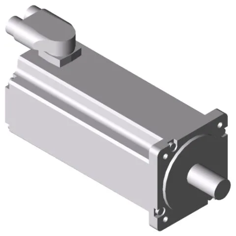 Motor SE 80-350-5-55-AK, white aluminium, similar to RAL 9006