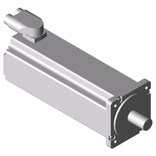 Motor SE 80-350-5-55-AK-B, white aluminium, similar to RAL 9006