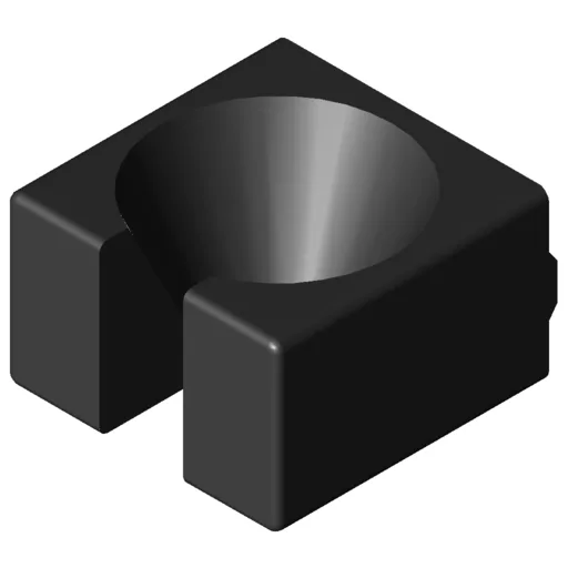Screwdriver Holder 8 D20-D44, black similar to RAL 9005