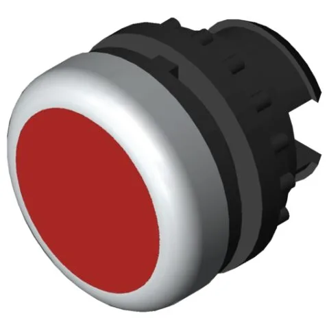 Pushbutton, 22mm, red