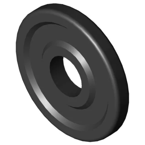 Weight 0.5kg D100/D31-13, black similar to RAL 9005