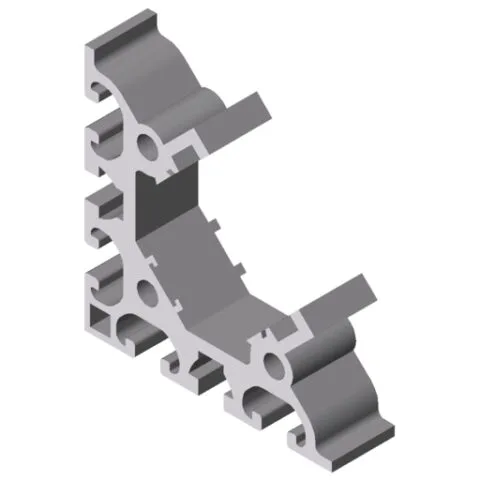 Profile X 8 80x80 M45-45° - XMS, natural