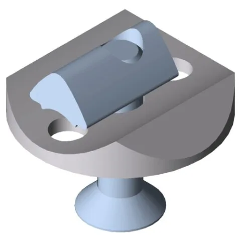 Fastening Set 6 D30 15mm with Countersunk Screw M6