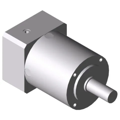 Gearbox AP 60-16, white aluminium, similar to RAL 9006