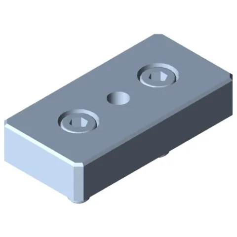 Transport Plate Set 8 80x40 St, M10