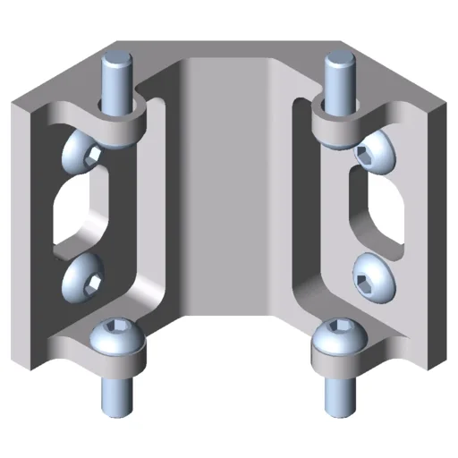 Fastening Set 8 40 80x80-90° - XMS