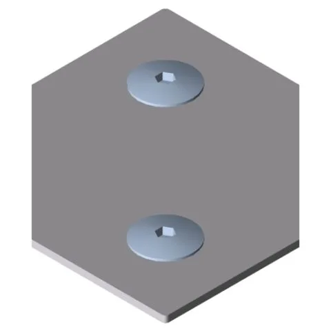 Cap X 8 40 80x80-45° Al