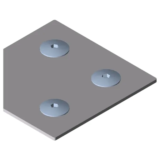 Cap X 8 80x80-45° Al