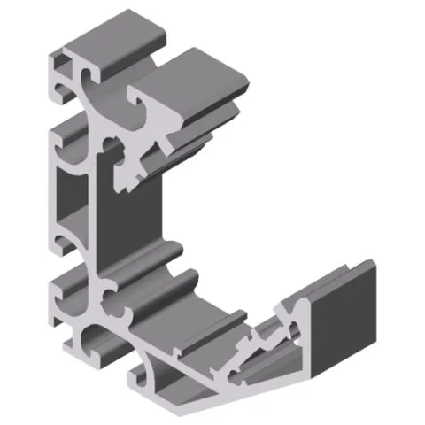 Profile X 8 80x80 M45-36° - XMS, natural