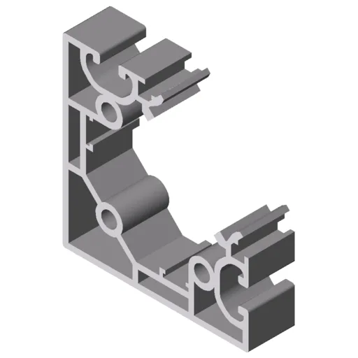 Profile X 8 80x80 4N90 M45-45° - XMS, natural