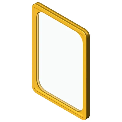 Sign Frame A5, yellow