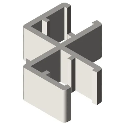 Sign Corner Fastener, transparent