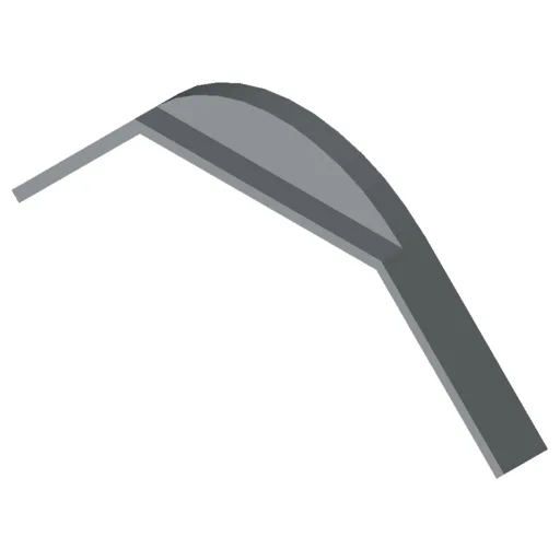 Cap R40/45° M45 - XMS, grey similar to RAL 7042