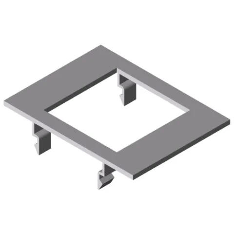 Face Plate 80 M45 1 Gang - XMS, natural