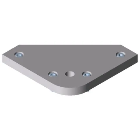 Base Plate X 8 40 160x160-90° R40 M16