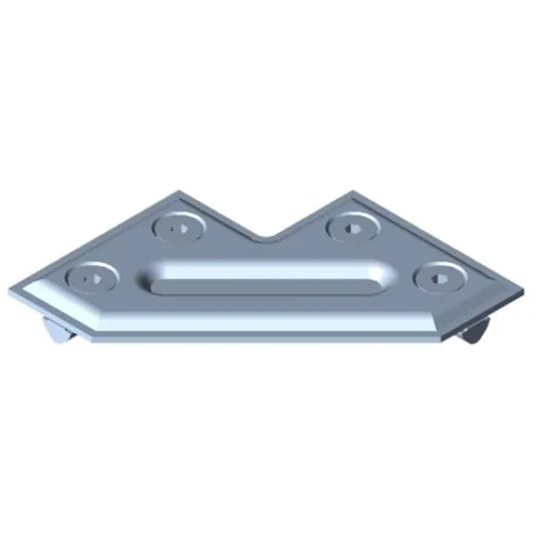 Joining Plate Set 8 40 120x120-90° D