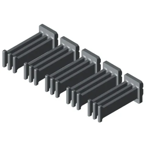 Test Lead Holder 8, grey similar to RAL 7042