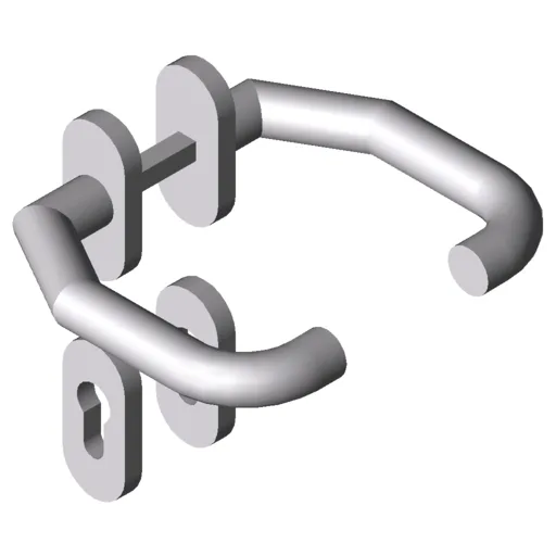 Door Handle Set 9mm