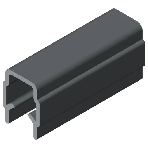 Cover Profile 6, grey similar to RAL 7042