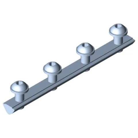 Fastening Set for Angle Bracket 6 120x120 M6