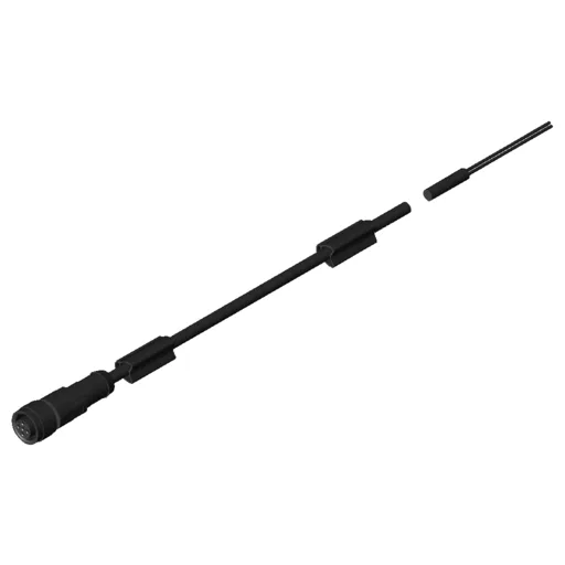 Sensor/Actuator Connection Cable 5m M12 4P, Female Connector, A-coded, black