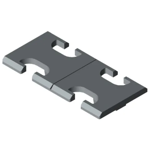 Cap X 8 80x40 2N180, grey similar to RAL 7042