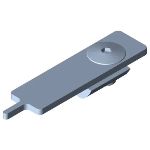 Sliding Door 8 32x18, Fixing Plate