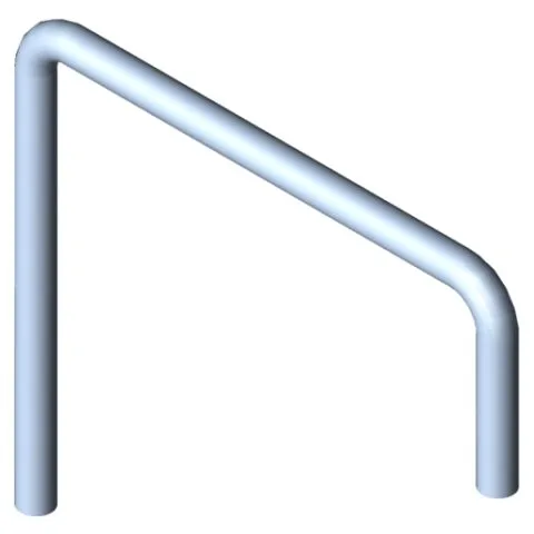 Bracket J 130 D8, stainless