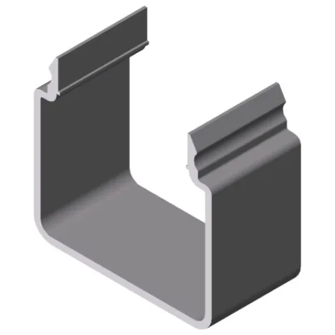Conduit Profile U 40x40 E, natural