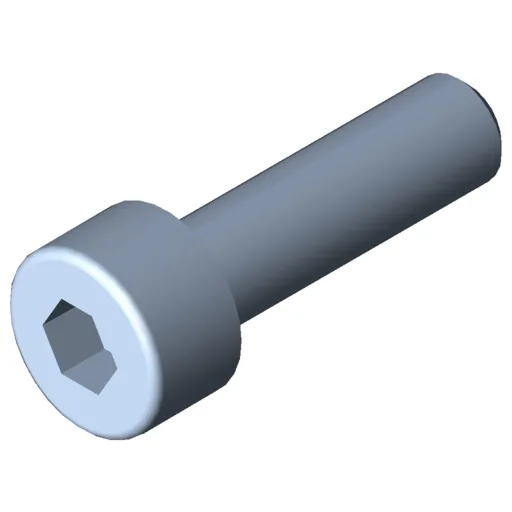 Hexagon Socket Head Cap Screw DIN 912 M4x14, bright zinc-plated