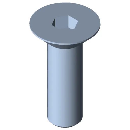 Countersunk Screw DIN 7991 M6x20, bright zinc-plated