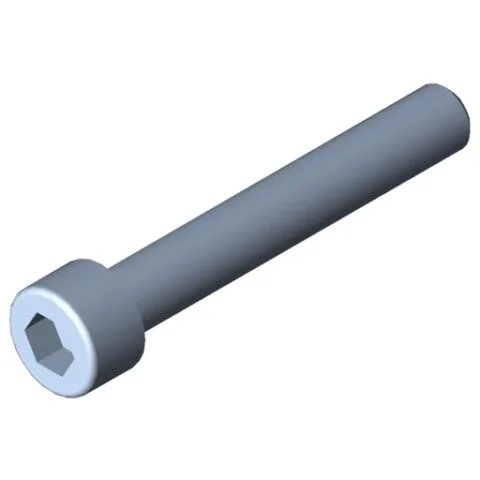 Hexagon Socket Head Cap Screw DIN 912 M6x40, bright zinc-plated