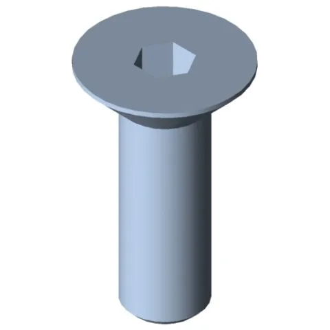 Countersunk Screw DIN 7991 M5x16, bright zinc-plated